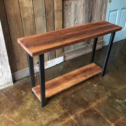 Reclaimed Wood Console Tables (Photo 20 of 20)