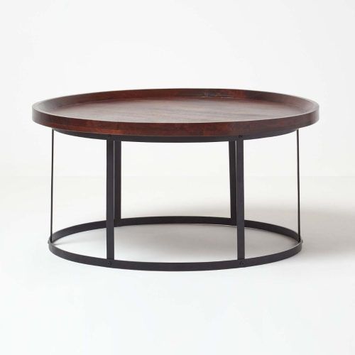 Round Industrial Coffee Tables (Photo 6 of 20)