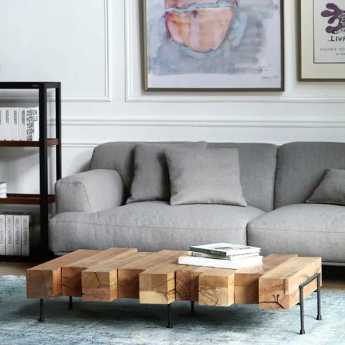Geometric Block Solid Coffee Tables (Photo 14 of 20)