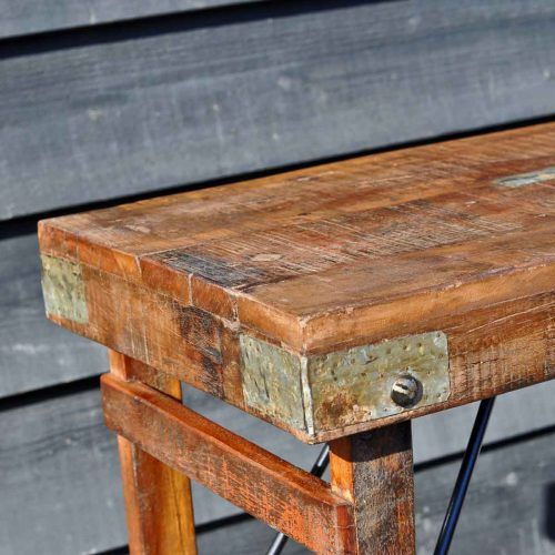 Rustic Barnside Console Tables (Photo 5 of 20)