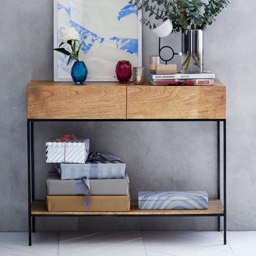Open Storage Console Tables (Photo 17 of 20)