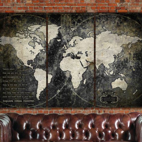 Travel Map Wall Art (Photo 12 of 20)