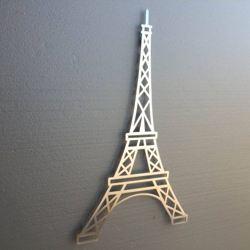 Metal Eiffel Tower Wall Art (Photo 2 of 30)