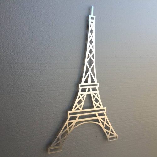 Eiffel Tower Metal Wall Art (Photo 2 of 30)
