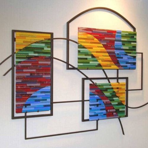 Fused Glass Wall Art Panels (Photo 2 of 25)