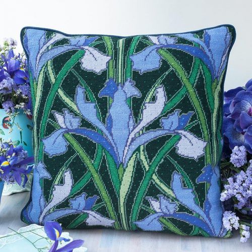 Blended Fabric Irises Tapestries (Photo 8 of 20)