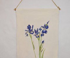  Best 20+ of Blended Fabric Irises Tapestries