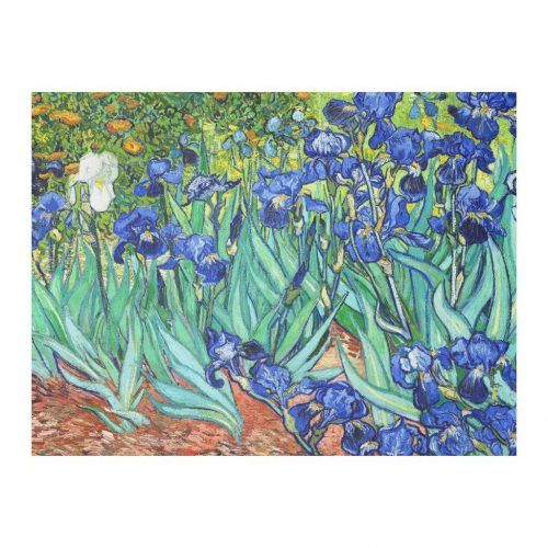 Blended Fabric Irises Tapestries (Photo 5 of 20)