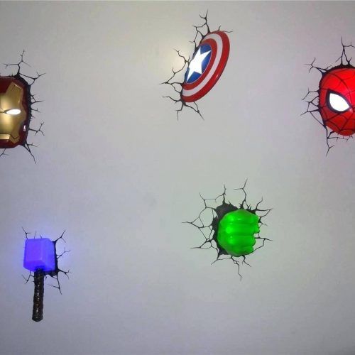 3D Wall Art Iron Man Night Light (Photo 10 of 20)