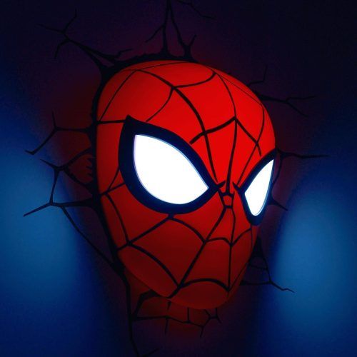 3D Wall Art Night Light Spiderman Hand (Photo 16 of 20)