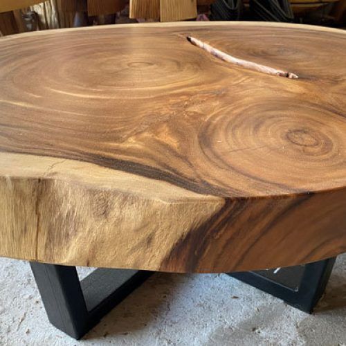 Acacia Wood Coffee Tables (Photo 3 of 20)