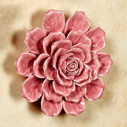 Ceramic Flower Wall Art (Photo 9 of 30)