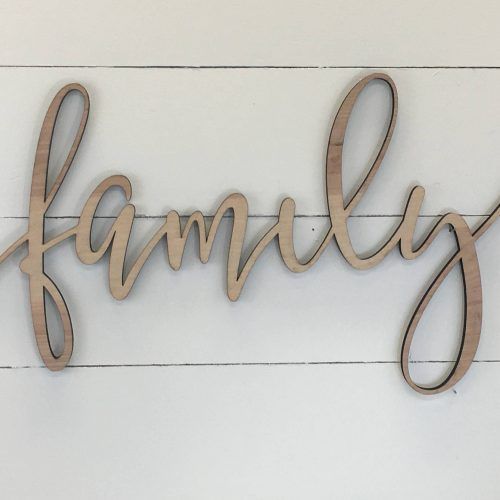 Wooden Words Wall Art (Photo 6 of 30)