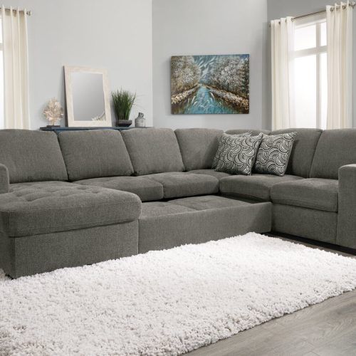 Chenille Sectional Sofas (Photo 19 of 20)