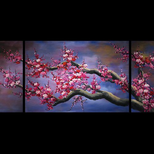 Abstract Cherry Blossom Wall Art (Photo 1 of 20)