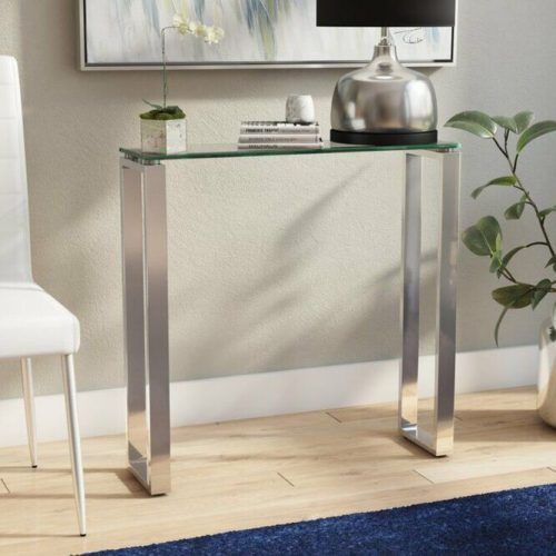 Glass And Pewter Console Tables (Photo 13 of 20)