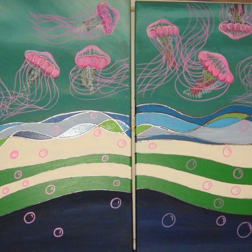Abstract Ocean Wall Art (Photo 20 of 20)