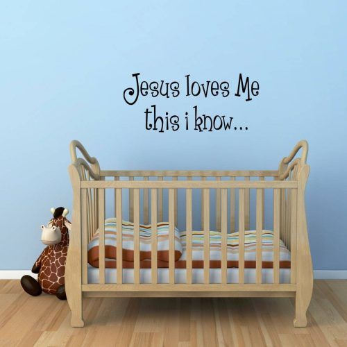 Nursery Bible Verses Wall Decals (Photo 23 of 25)