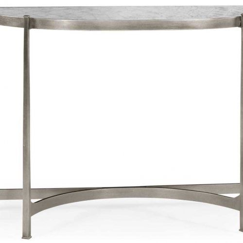 Antique Silver Aluminum Console Tables (Photo 10 of 20)