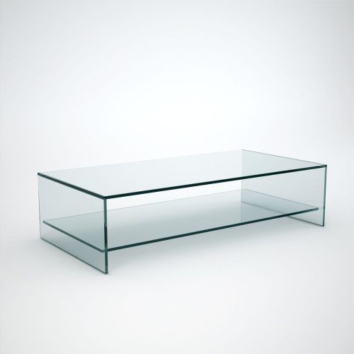 Glass Coffee Tables With Lower Shelves (Photo 9 of 20)