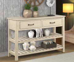 20 The Best Gray Driftwood Storage Console Tables