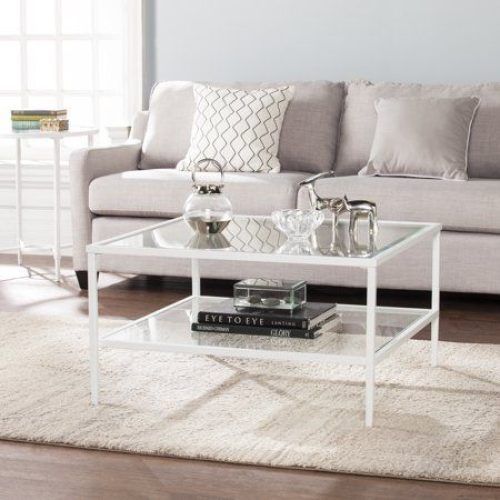 Glass Open Shelf Coffee Tables (Photo 5 of 20)
