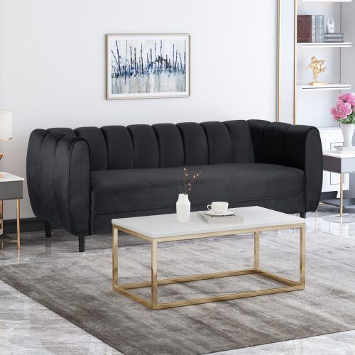 Modern Velvet Sofa Recliners With Storage (Photo 19 of 20)