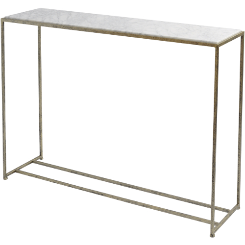 White Marble Console Tables (Photo 5 of 20)