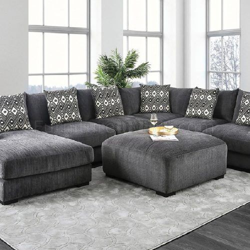 Chenille Sectional Sofas (Photo 8 of 20)
