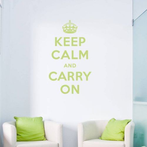 Keep Calm And Carry On Wall Art (Photo 3 of 25)