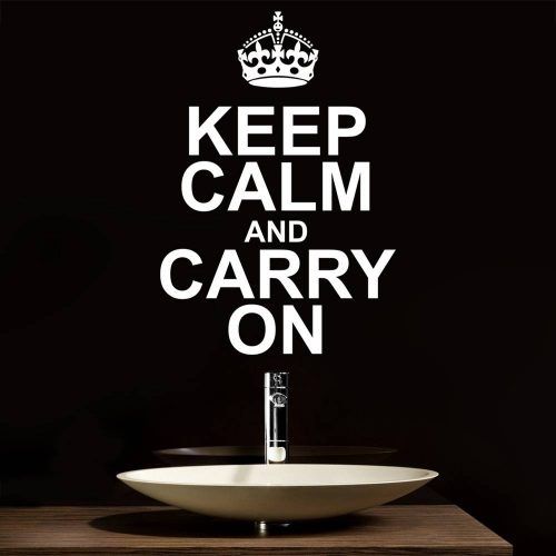 Keep Calm And Carry On Wall Art (Photo 11 of 25)