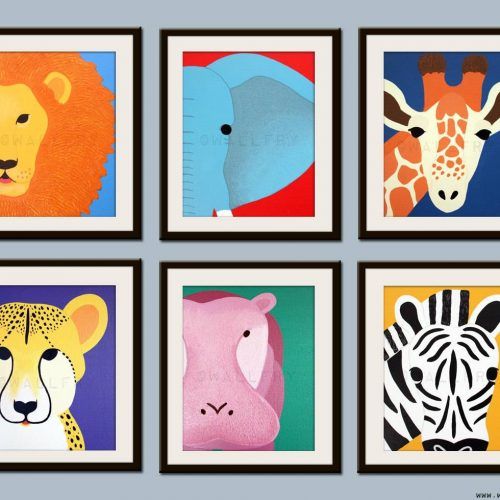 Safari Animal Wall Art (Photo 7 of 20)