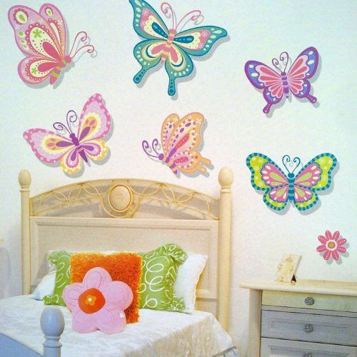 3D Removable Butterfly Wall Art Stickers (Photo 14 of 20)