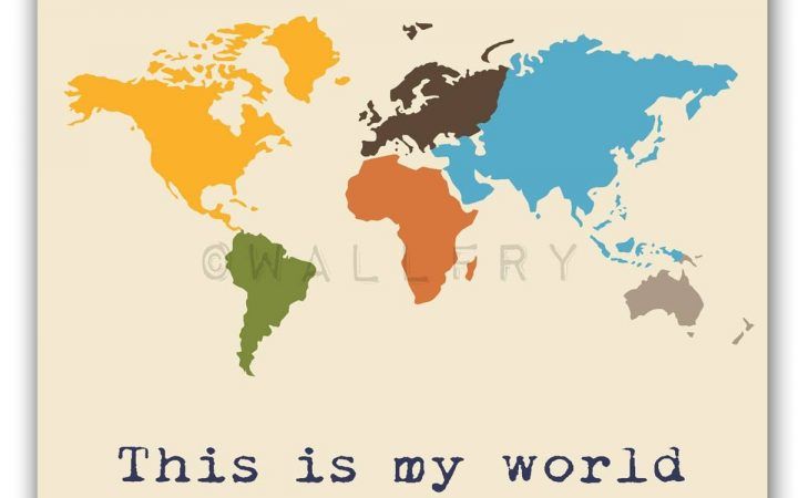 The Best World Map Wall Art for Kids