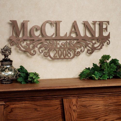 Personalized Last Name Wall Art (Photo 7 of 20)