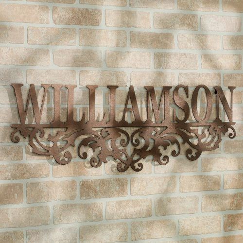 Personalized Metal Wall Art (Photo 8 of 20)