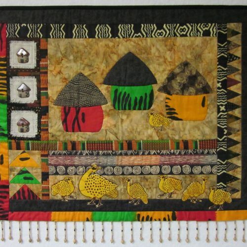 African Fabric Wall Art (Photo 5 of 15)