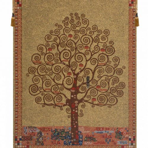 Blended Fabric Klimt Tree Of Life Wall Hangings (Photo 1 of 20)