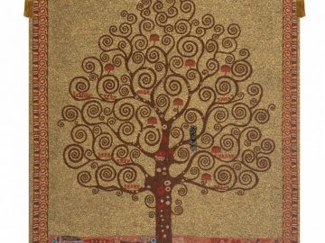 Blended Fabric Pastel Tree of Life Wall Hangings