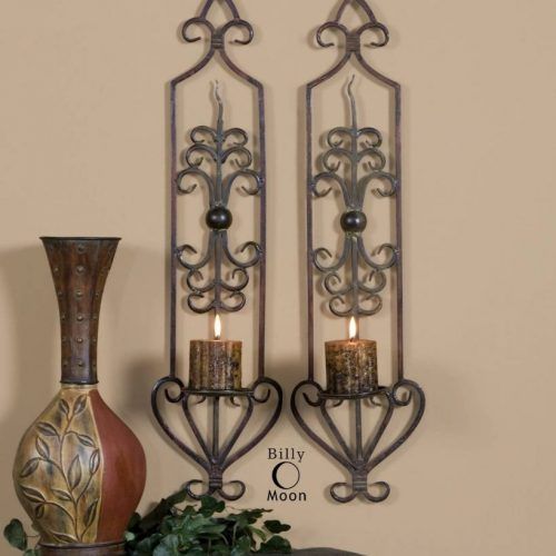 Metal Wall Art With Candle Holders (Photo 19 of 20)