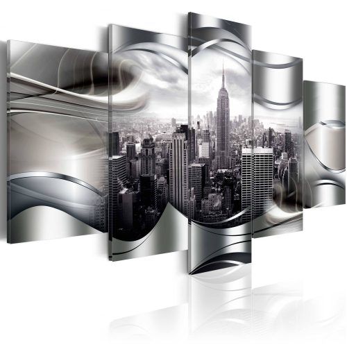 Black And White New York Canvas Wall Art (Photo 15 of 20)