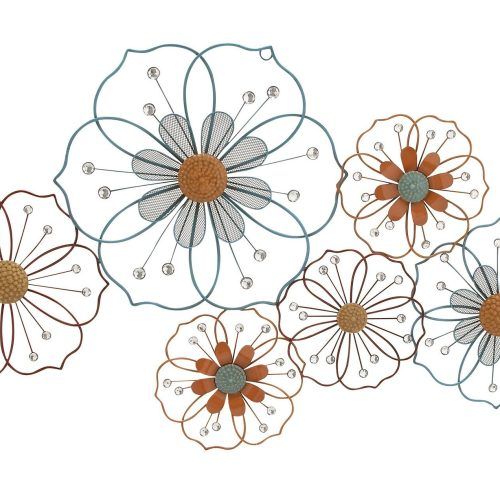 Floral Metal Wall Art (Photo 4 of 20)