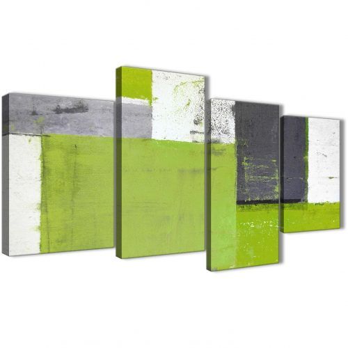 Lime Green Abstract Wall Art (Photo 17 of 20)