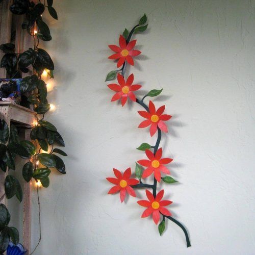 Contemporary Metal Wall Art Flowers (Photo 9 of 20)
