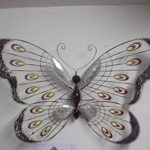 Large Metal Butterfly Wall Art (Photo 2 of 25)