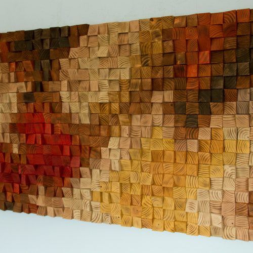 Abstract Wood Wall Art (Photo 7 of 20)