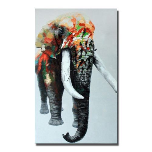 Abstract Elephant Wall Art (Photo 16 of 20)