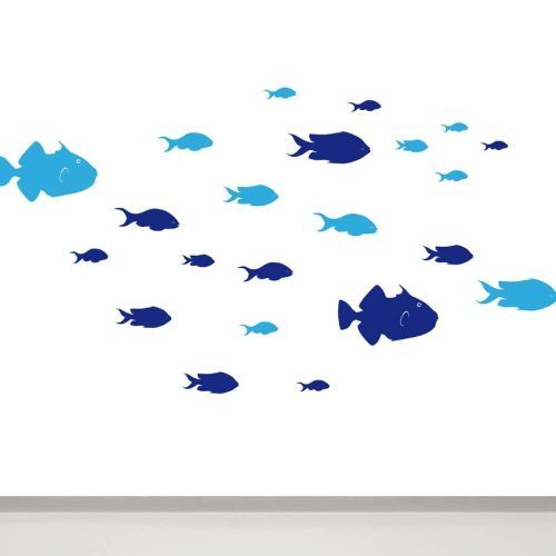 Fish Decals For Bathroom (Photo 9 of 30)