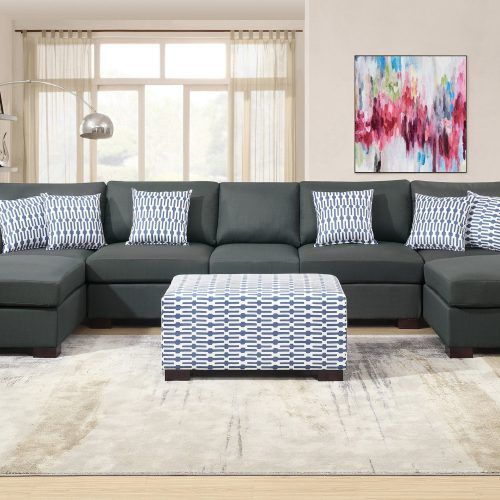 Modern U-Shape Sectional Sofas In Gray (Photo 15 of 20)