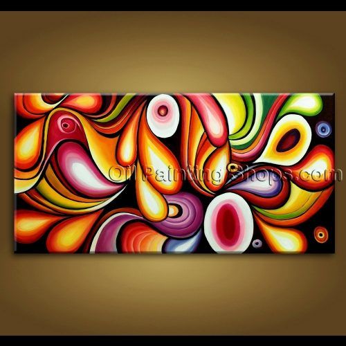 Modern Abstract Huge Oil Painting Wall Art (Photo 2 of 20)